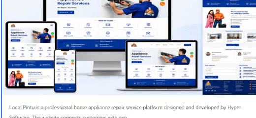 Local Pintu – Home Appliance Repair Service Website